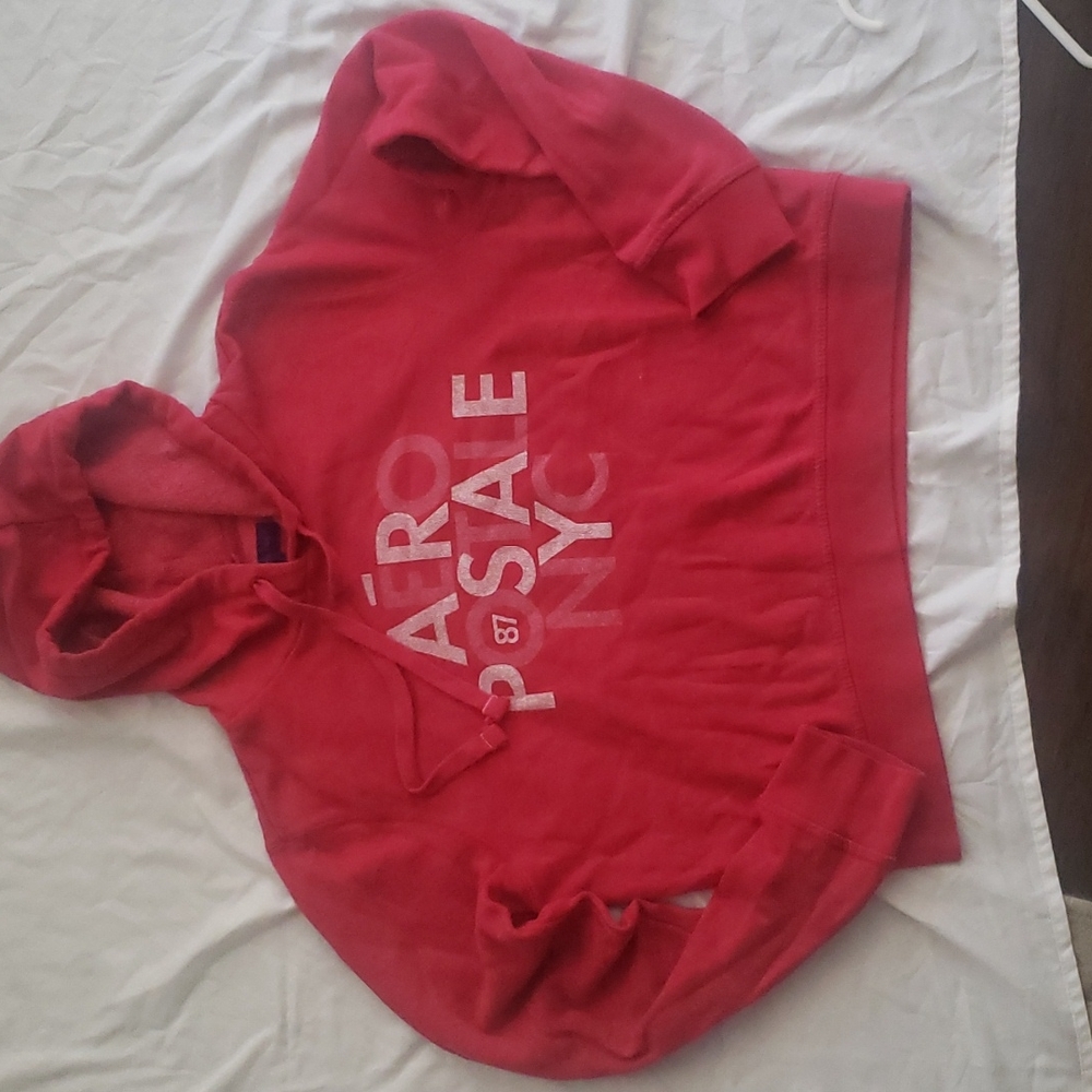 Hoodie red color  a`eropostale NYC.